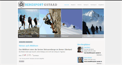 Desktop Screenshot of bergsport-gstaad.ch